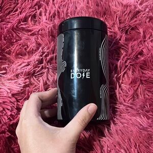 Everyday Dose Black Travel Tumbler